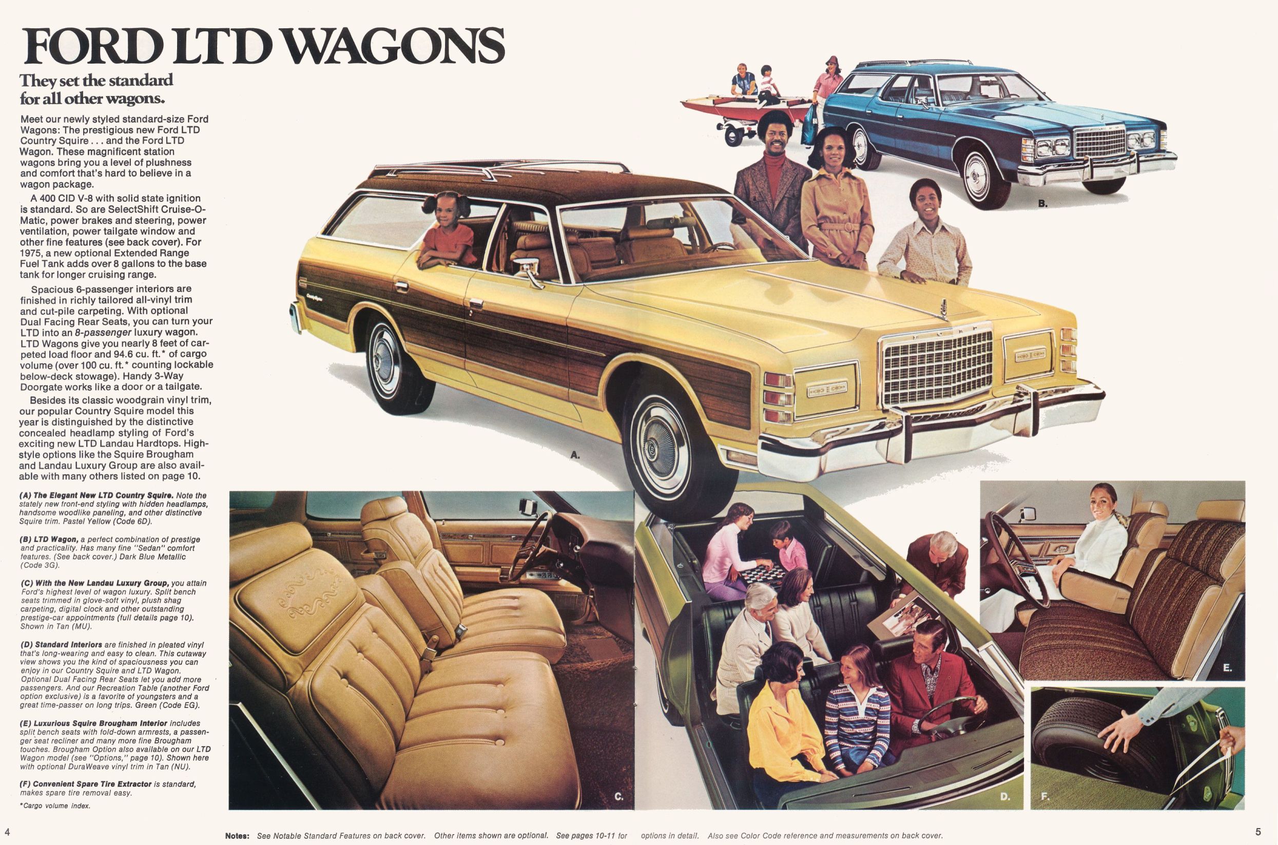 1975 Ford Wagons Brochure Page 7